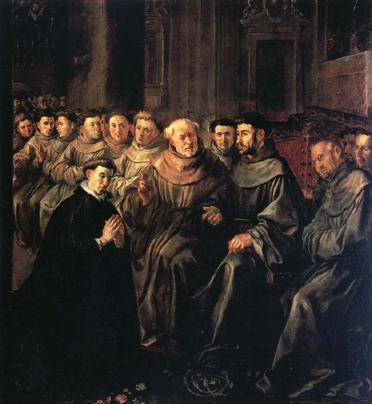 Francisco de herrera the elder St.Bonaventure Enters the Franciscan Order Germany oil painting art